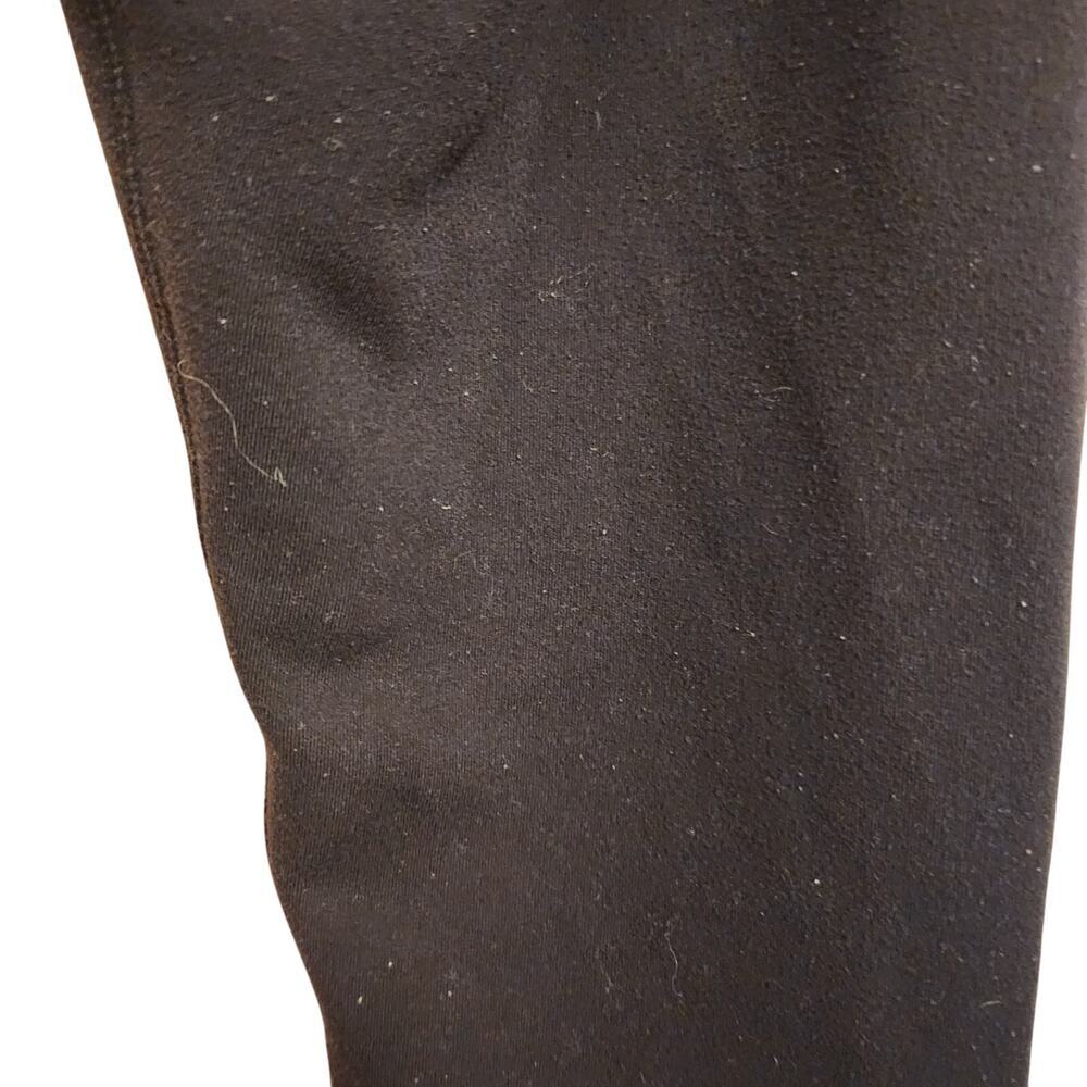 Lululemon Dark Grey Black Reversible Cropped Workout Leggings Size 4 - Picture 10 of 13